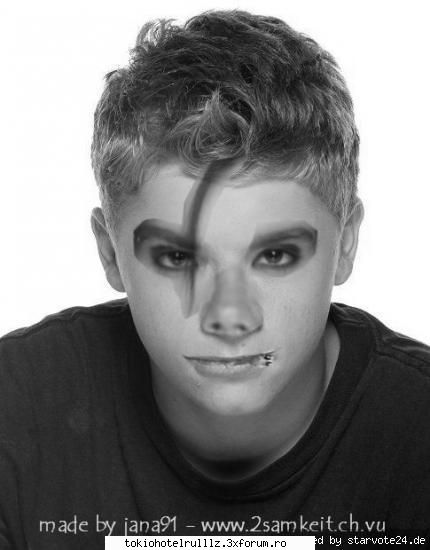 ~~Ultimele bombe =))~~ - uite o bomba...gusty se machiaza km nereushita - Tokio hotel